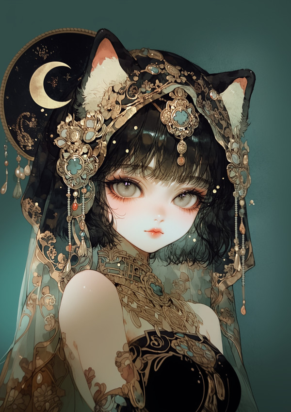 エジプト姫と月