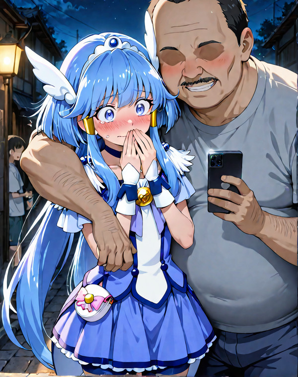 おっさんに身バレして犯されるキュアビューティ
