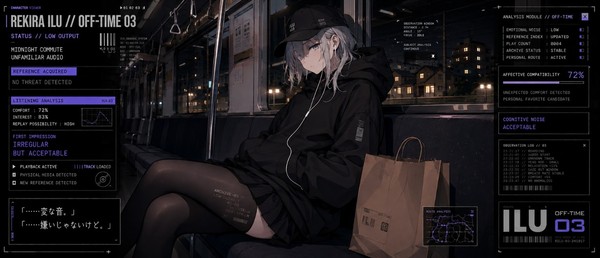 靂螺ヰル IDLE03 // 音源保管店からの帰り道