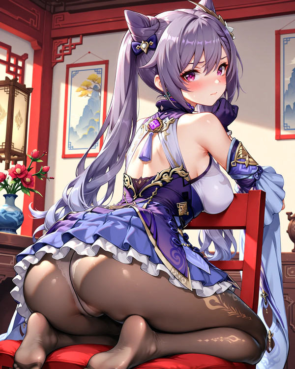 【原神】刻晴ちゃんのパンスト越しのパンツを拝み隊