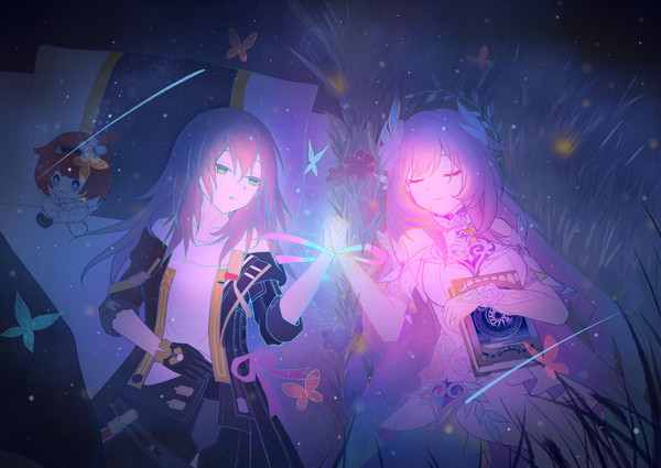 西风啊，轻抚流星的行迹