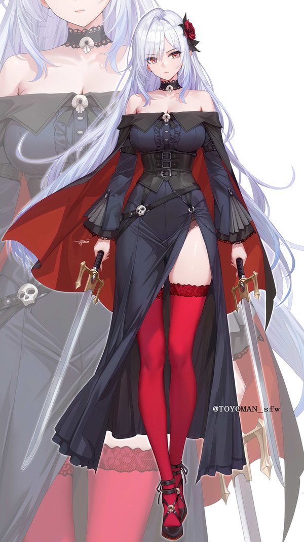 銀髪お姉さん - 1/1