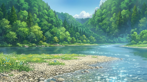 [時間差分アリ]江の風景4
