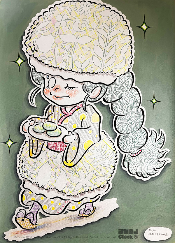抹茶モチちゃん