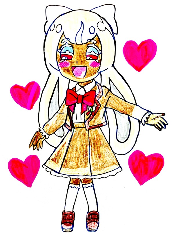もしもナヴィちゃんが、セキエイ学園の制服を着たら…