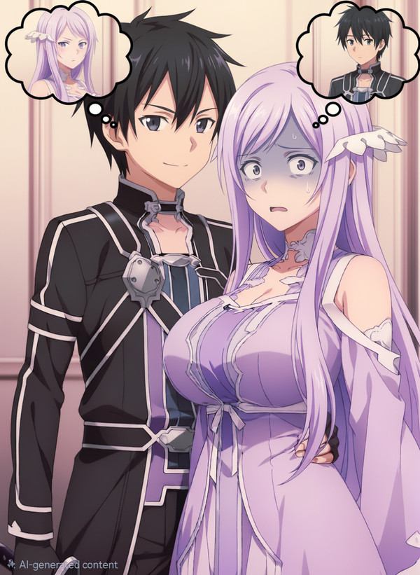 Kirito/Quinella body swap
