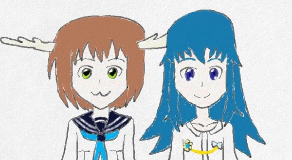 鹿乃子のこ&白雪ひめ(潘めぐみさん誕生日記念)
