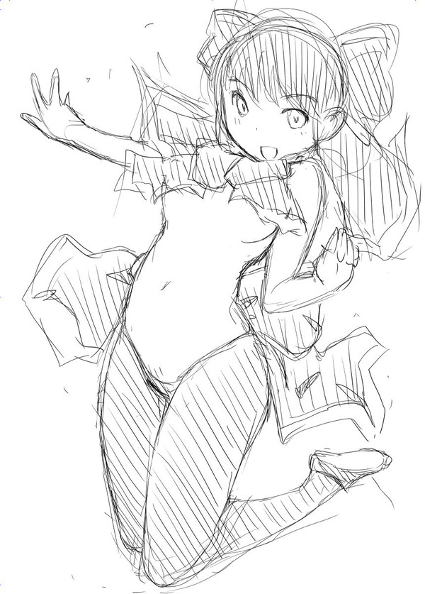 朝落書き（差分）
