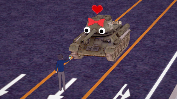 Sosuke and Tank-Kun