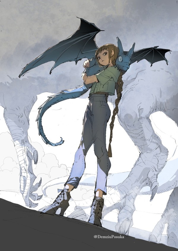 竜を拾った - 1/1