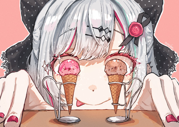 石神のぞみと🍨 - 1/2