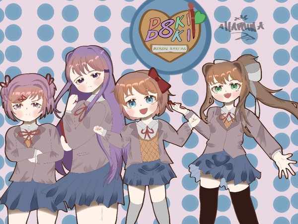 DDLC old fanart
