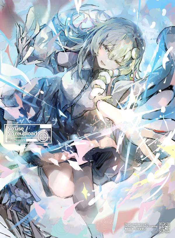 祀られる風の人間 早苗 ♢ヴァイスシュヴァルツ東方Project - 1/1