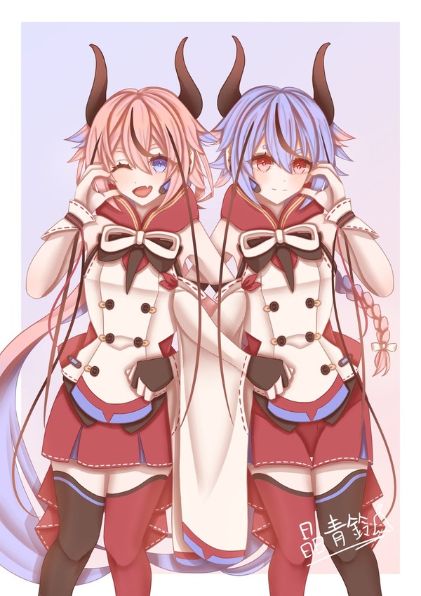 ✨️🩷💙✨️