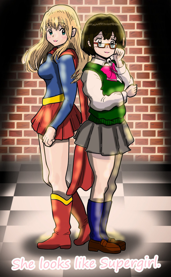 She looks just like Supergirl色校
