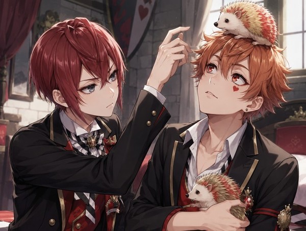 リドル&エース（♡コンビ）