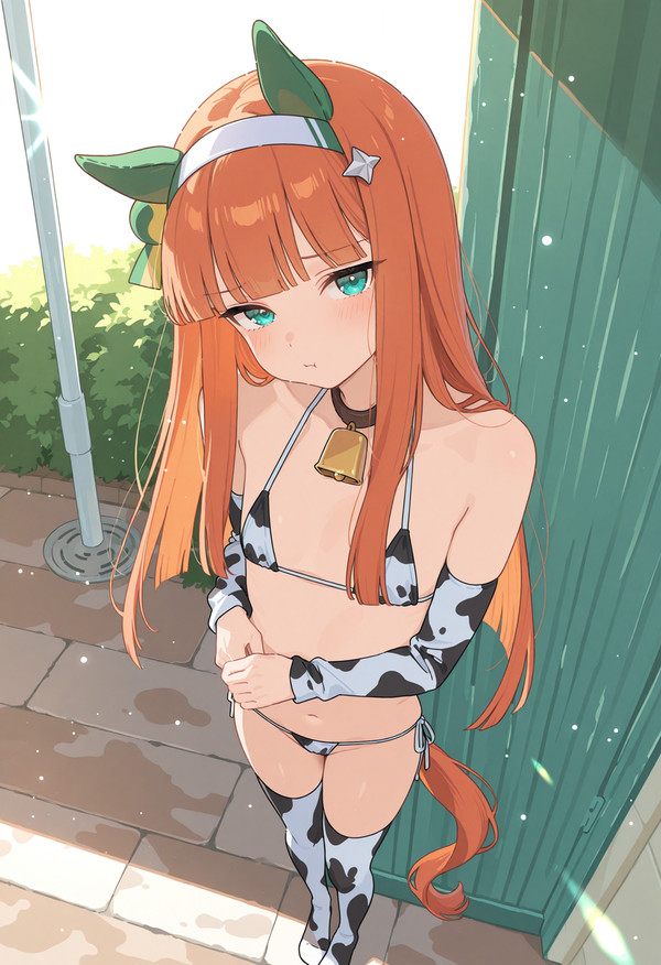 🐮柄水着のスズカさん
