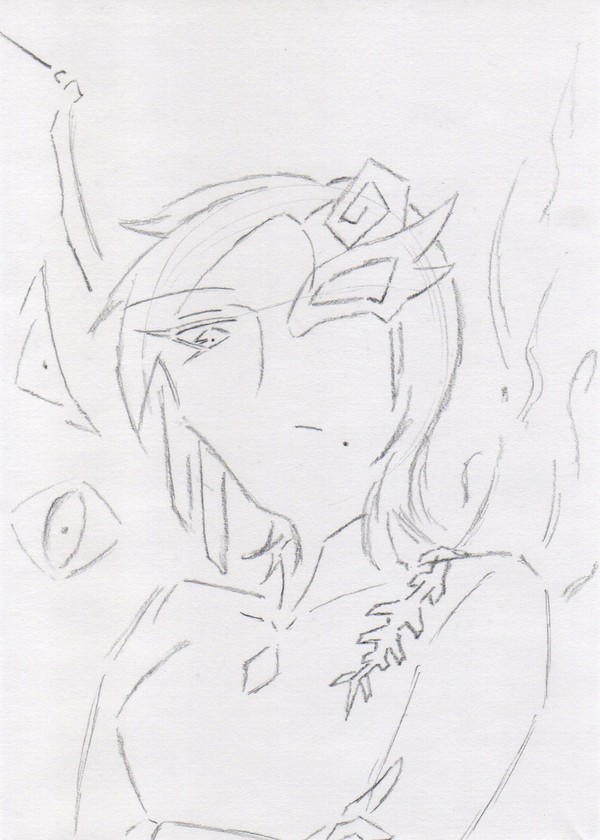 ちょっと阿梨夜描いてみた