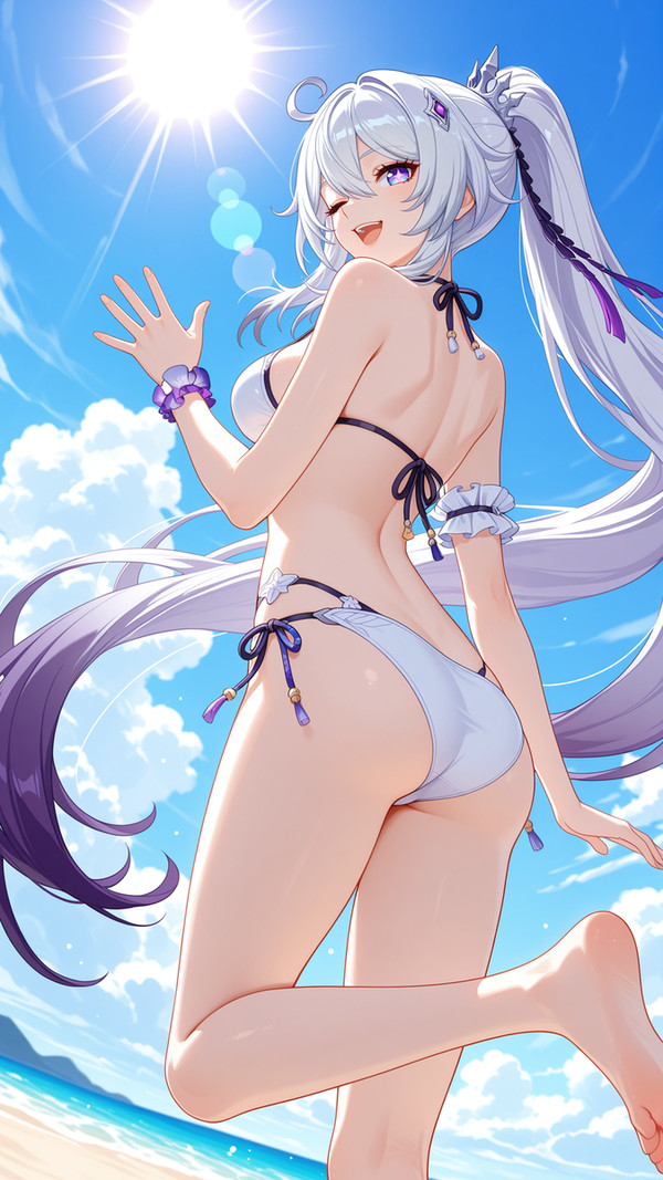 一起去玩水吧 - Kiana Kaslana