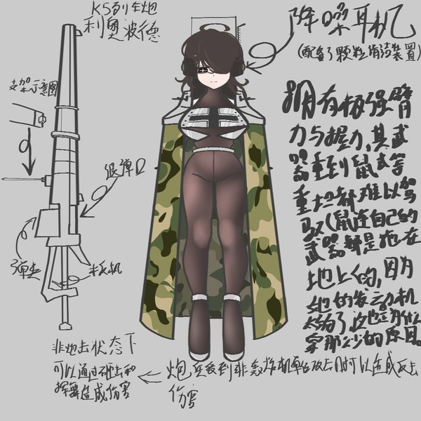 指绘练习，顺带写了下波姐设定
