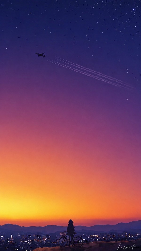 夢の続きは空の向こう／スマホ壁紙アーカイブ