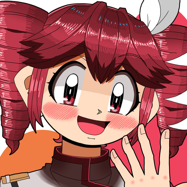 重音テトを描きました。