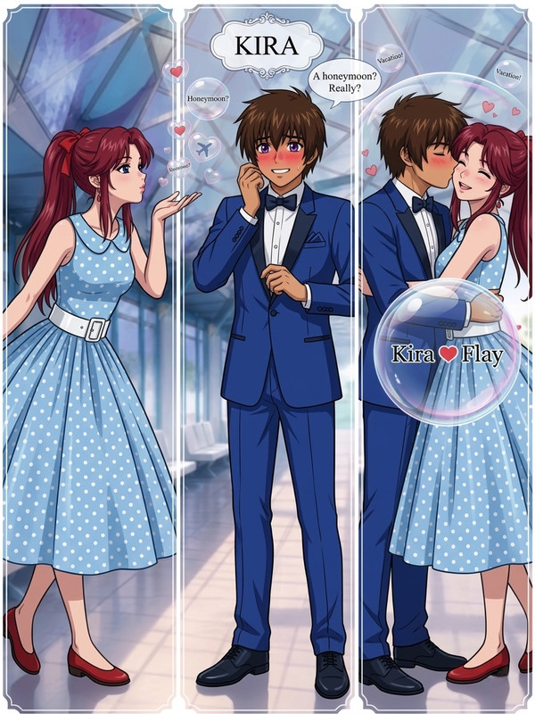 Gundam seed flay and Kira
