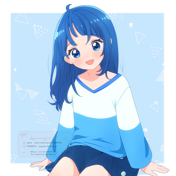 髪を下ろしたソラちゃん② - 1/2