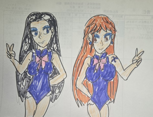 TM1624さんリクエストのナミ&ロビンです