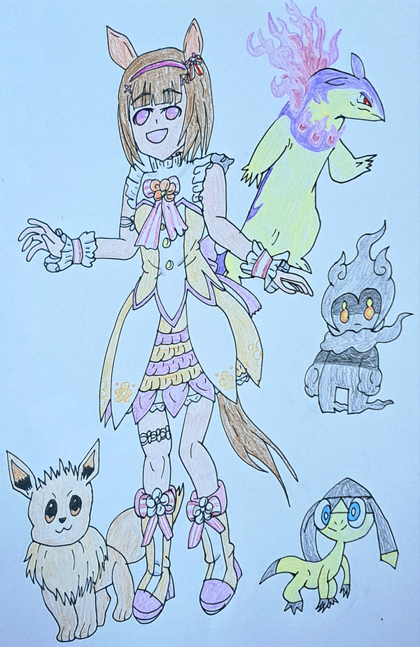 ウマ娘ポケモントレーナー49:ニシノフラワー