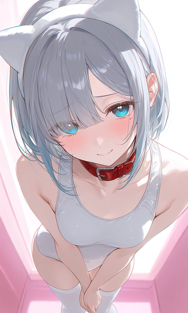 花芽すみれ 猫耳スク水
