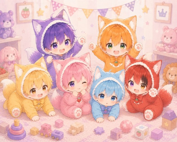 推しぷりの幼児化