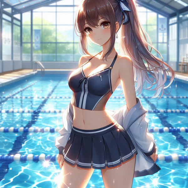 水着の彼女