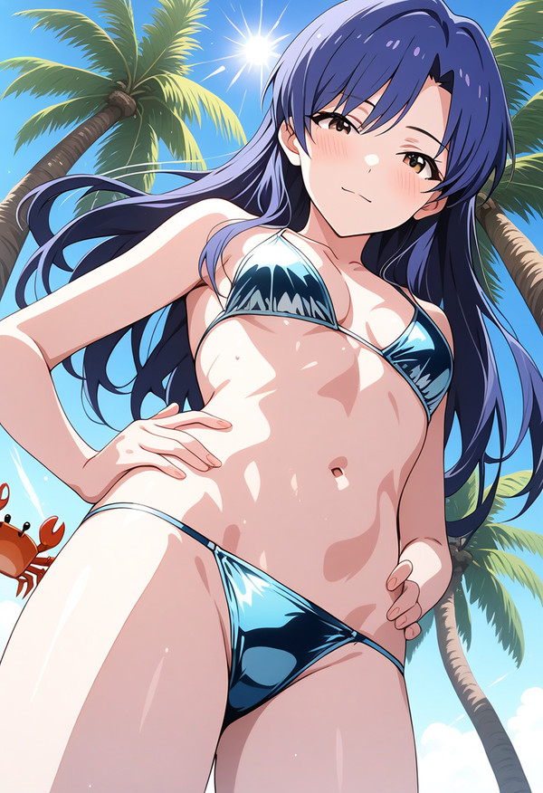 千早さんとしまむーと本田さんと蟹