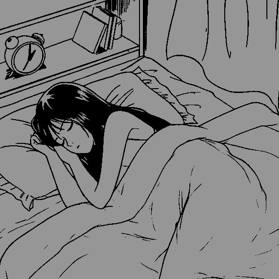 掛け布団と女子大生