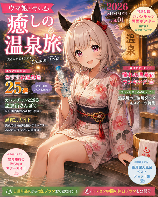 旅行情報誌【ウマ娘と行く】シリーズ vol.01