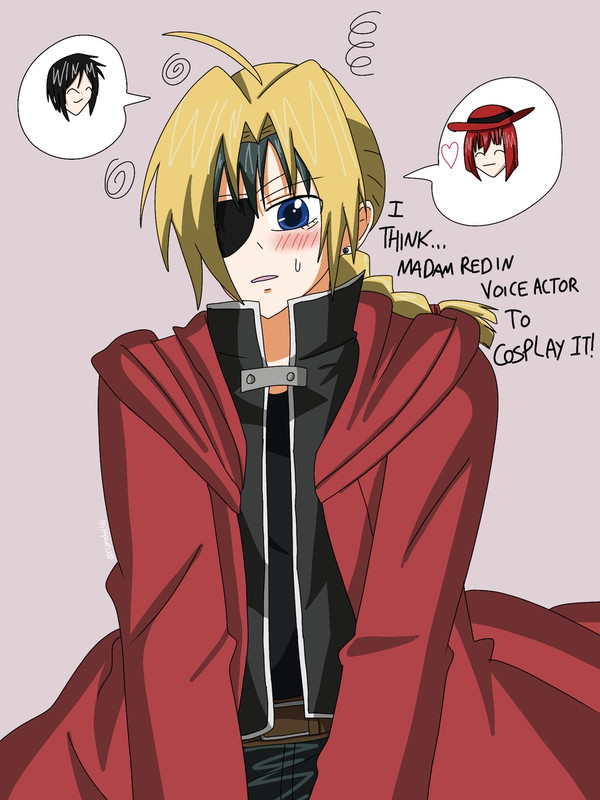 シエルはエドの服を着ている