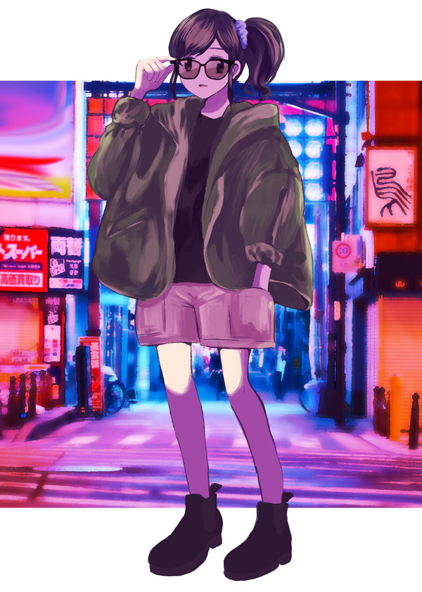 サングラスの霧矢あおいちゃん - 1/1