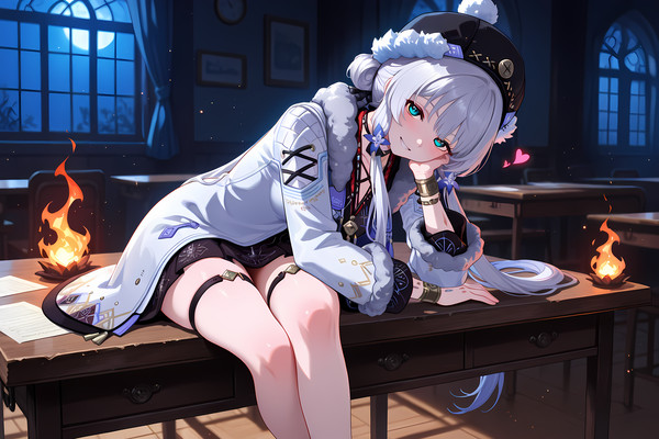 月夜の教室で ニヴォラ