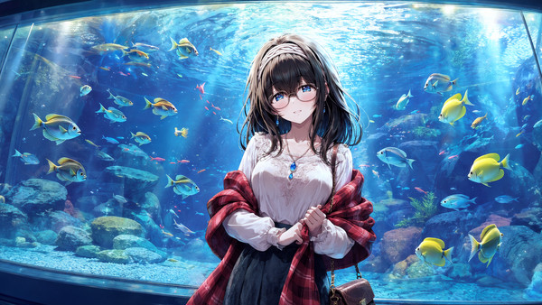 鷺沢文香・水族館デート - 1/11