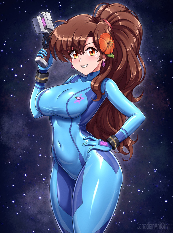 Zero Suit Natsu Kashii (Vtuber) - 1/1