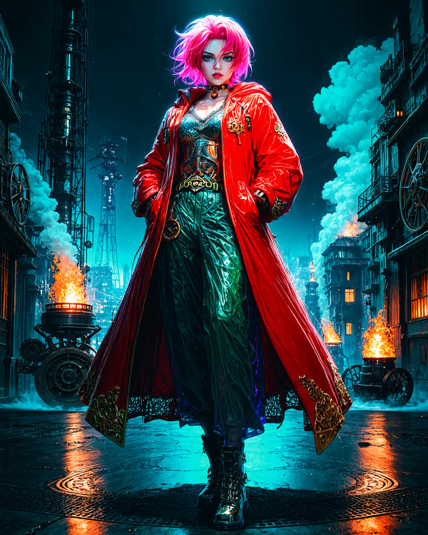紅蓮のレベル ― 蒸気都市の不夜城 Crimson Rebel