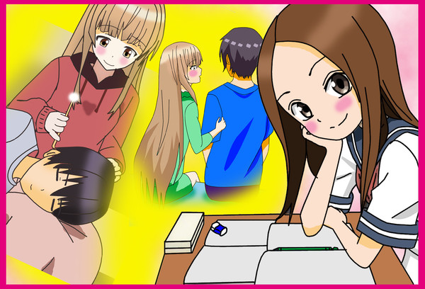 8392 高木さん、お隣の西片くんを見つめての妄想