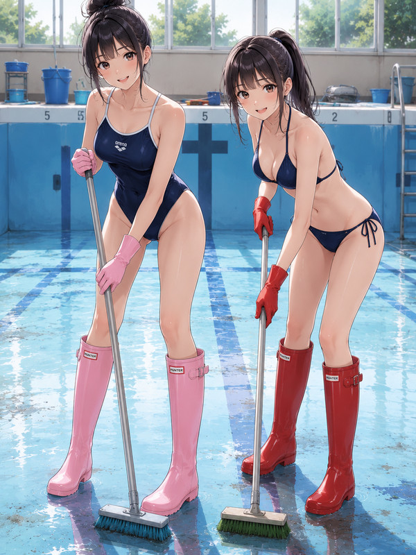 プール掃除