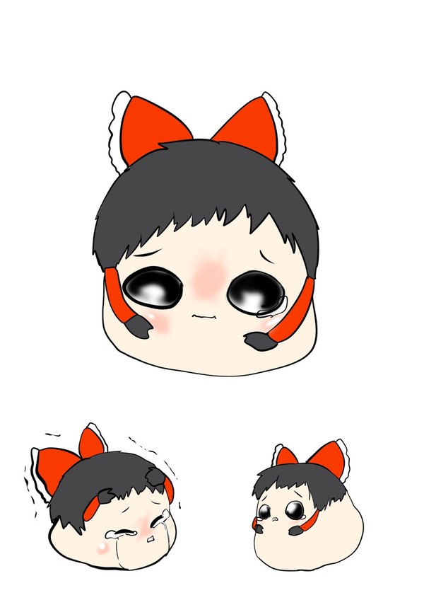かわいい赤ちゃんれいむ練習 - 1/3