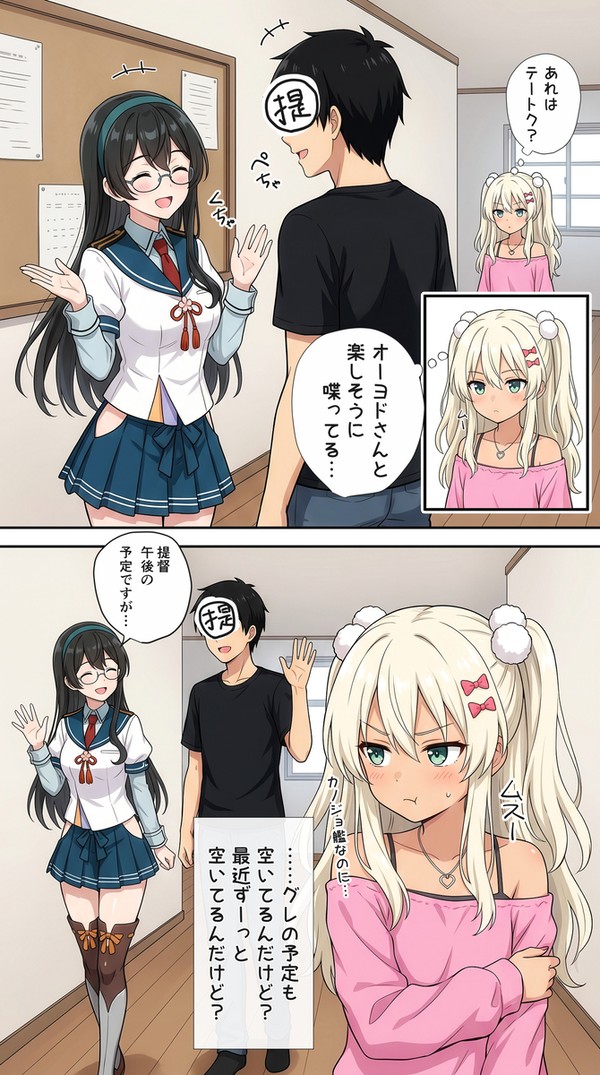 グレと大淀 - 1/4