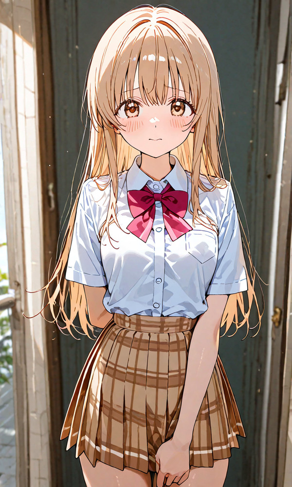 裸エプロンを堪能する