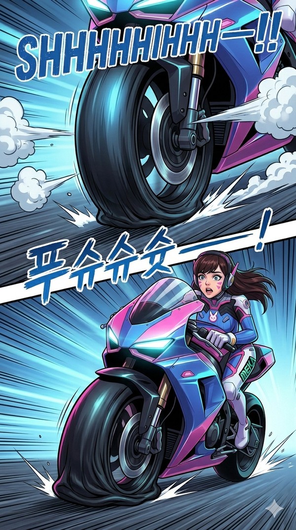 D.Va's Bike Sabotage Sequence