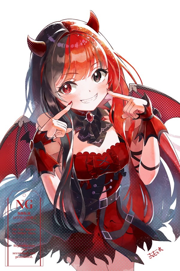 【お仕事絵】赫夜様 一枚絵 - 1/1
