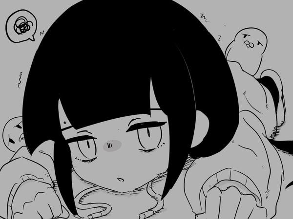 実は電車に弱かったおさげちゃん